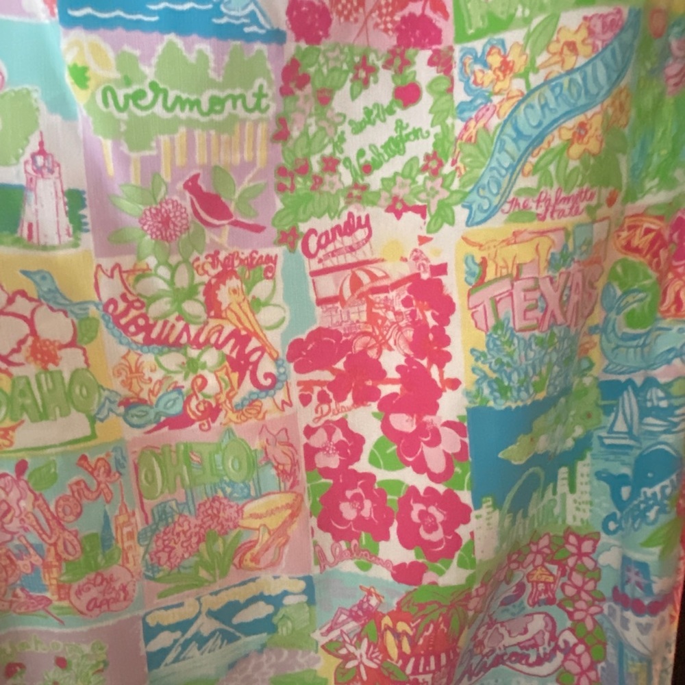 Lilly Pulitzer SZ 8 state of mind ricci shift NWT - Picture 8 of 9